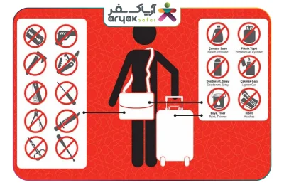 وسایل ممنوعه در هواپیما وسایل ممنوعه در هواپیما